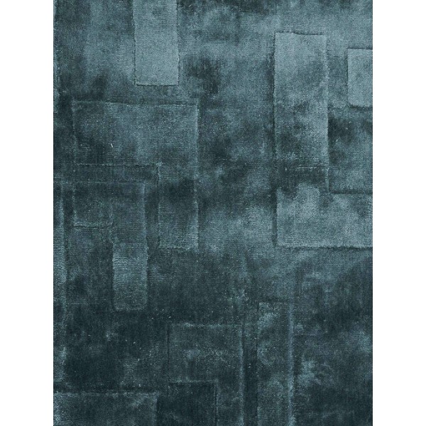 Tapete Indiano Karev Geométrico Maze Vintage Verde Aqua 2,50 x 3,00m