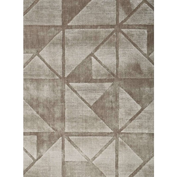 Tapete Indiano Karev Geométrico Vintage Bege 3,50 x 4,50m