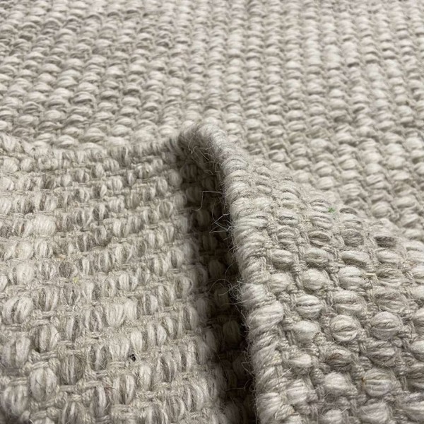Tapete Indiano Kilim Artesanal Eland Lã e Algodão Off White e Bege 2,00 x 2,50m