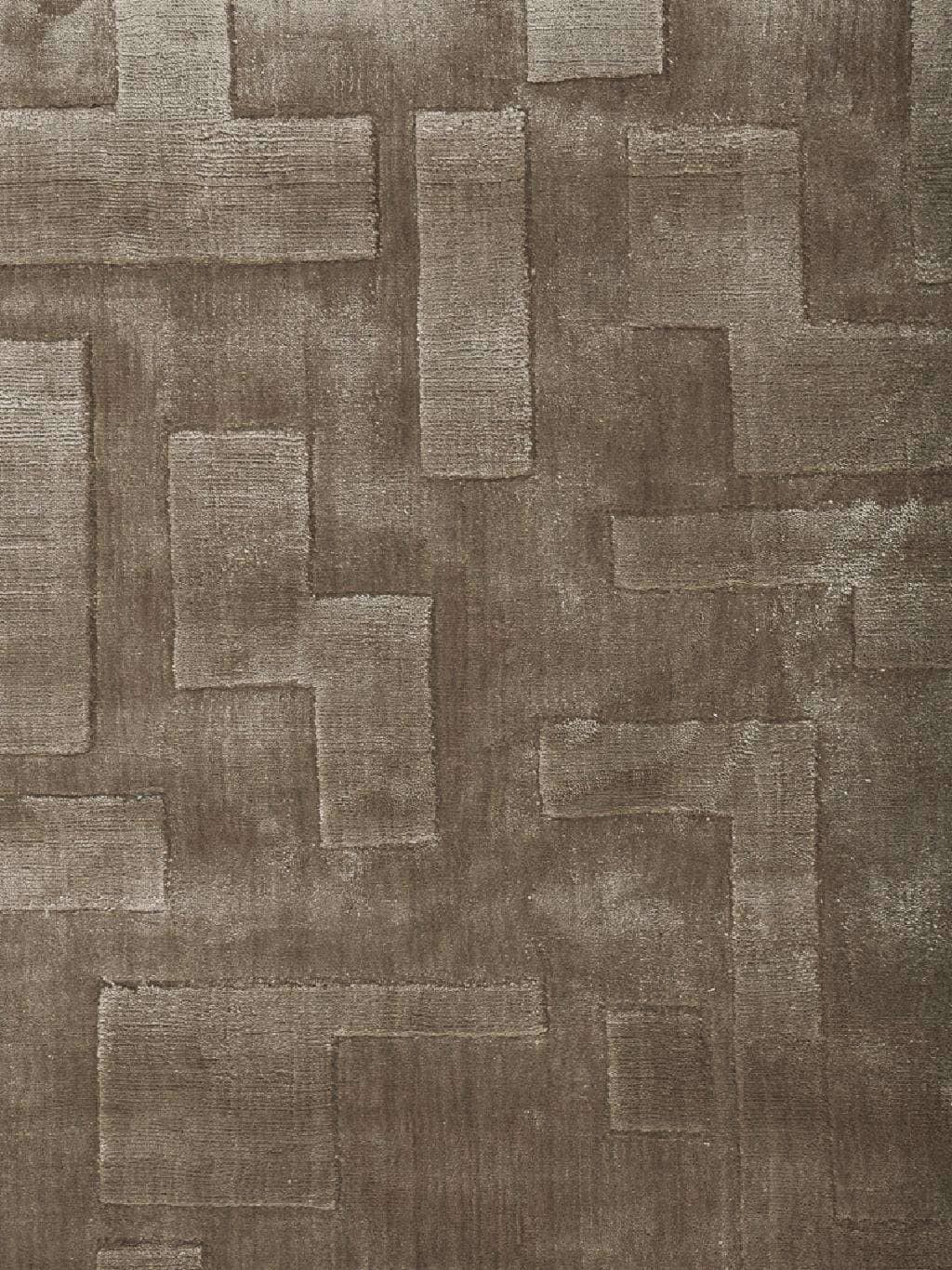 Tapete Indiano Karev Geométrico Maze Vintage Bege 3,50 x 4,50m