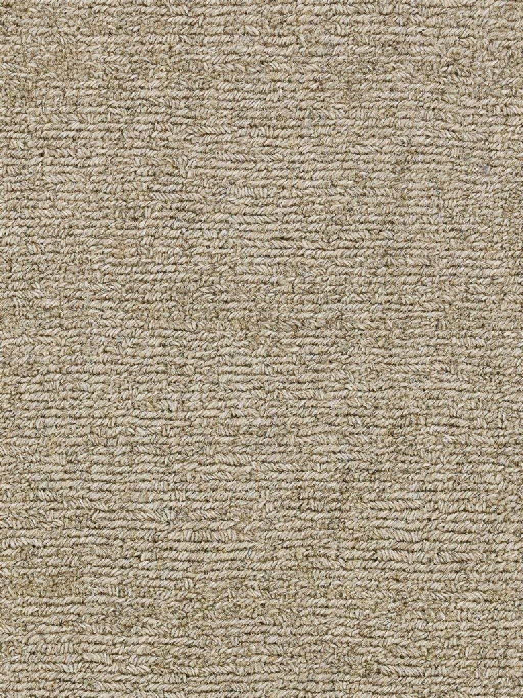 Tapete Indiano Valence Liso Feito à Mão Lã Bege 3,50 x 4,50m