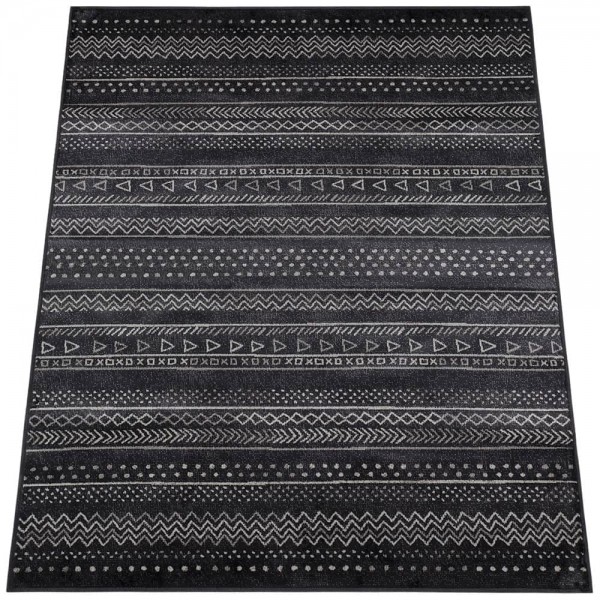 Tapete Belga Habibi Design Oriental Cinza Escuro 2,40 x 3,80m