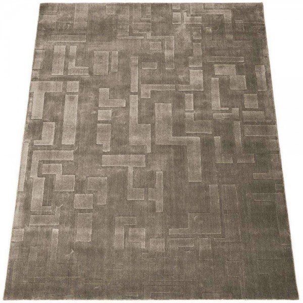 Tapete Indiano Karev Geométrico Maze Vintage Bege 3,50 x 5,00m