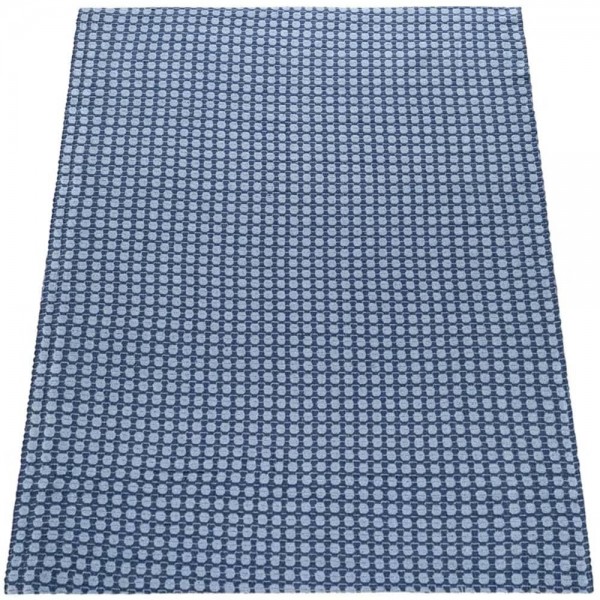 Tapete Moderno Indiano Norwich Geométrico Azul 1,50 x 2,00m