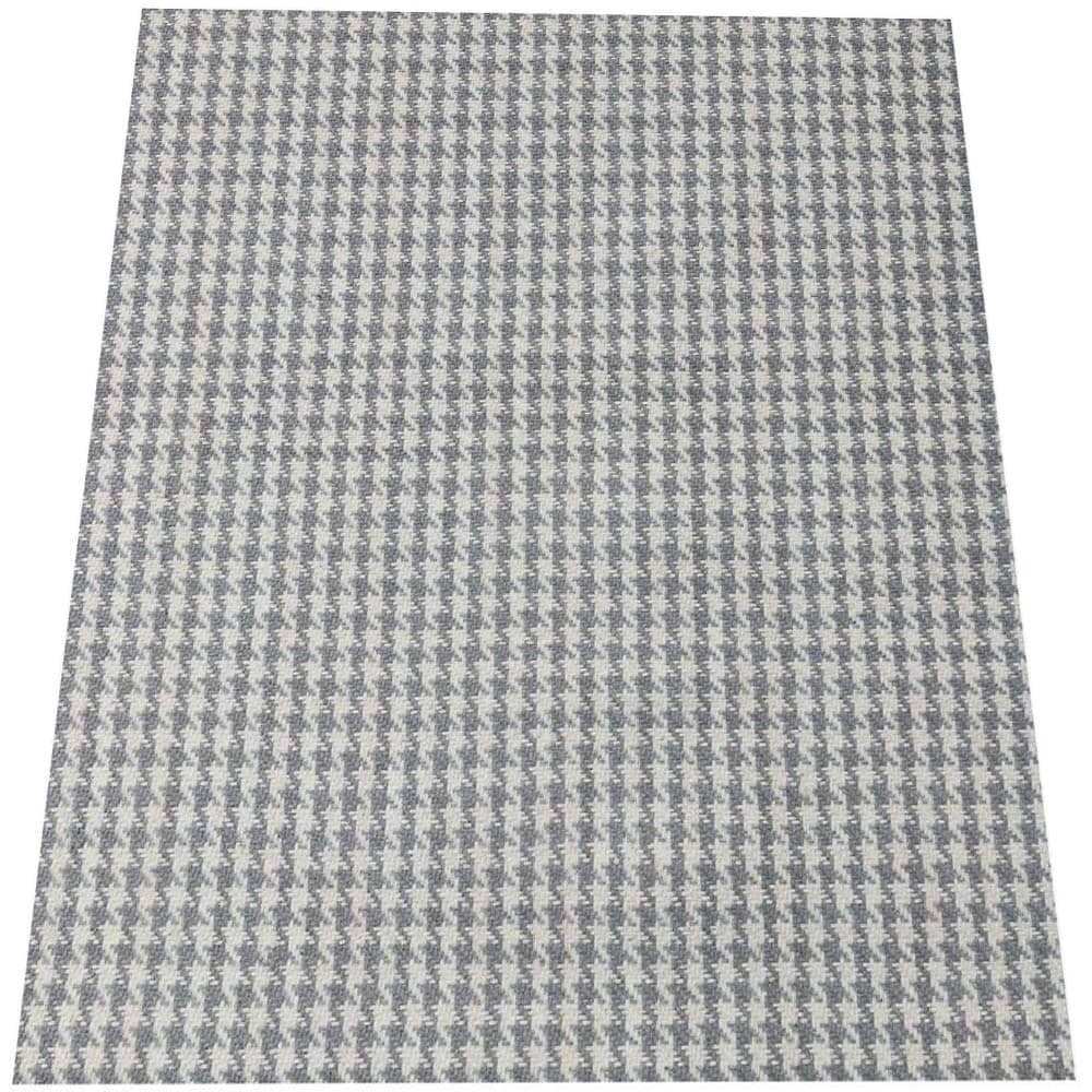 Tapete Indiano Carpi Stripes Lã Feito à Mão Cinza 2,50 x 3,50m