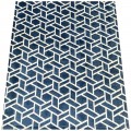 Tapete Turco Torino Geométrico Azul 1,50 x 2,00m